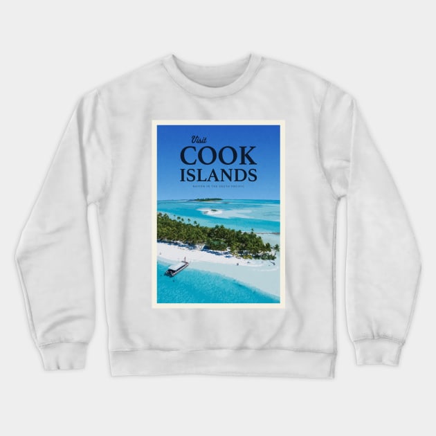 Visit Cook Islands Crewneck Sweatshirt by Mercury Club